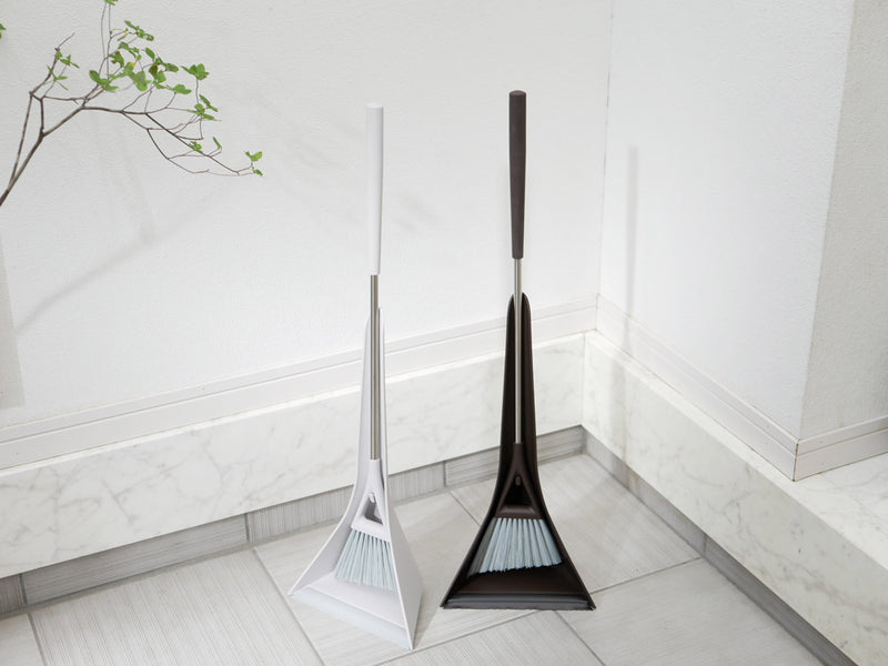 tidyスウィープ コンパクト、ステンレス柄の掃除ブラシ