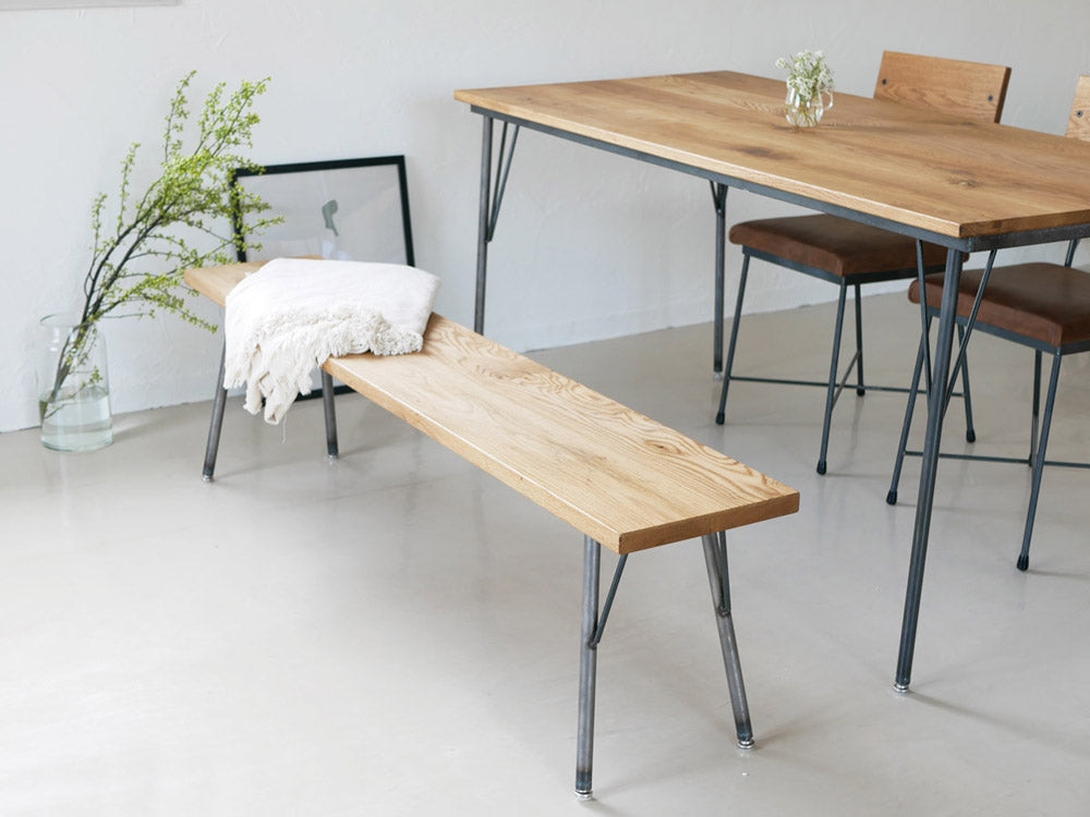 Comore Sun チークベンチ ワックス仕上げ こだわりすぎた、究極シンプルな「オリジナルチーク家具シリーズ