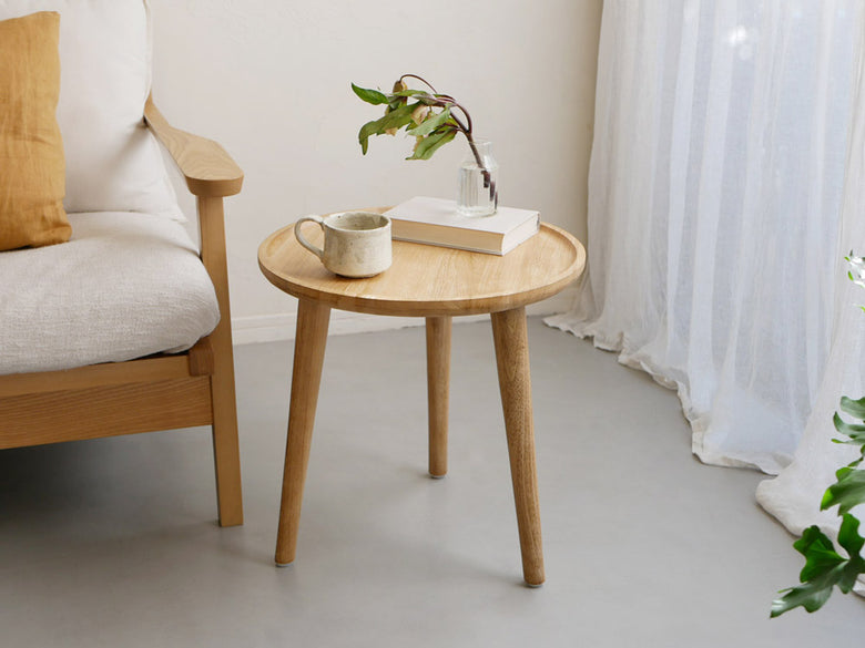 サンフラワーラタン BREEZE チークサイドテーブル