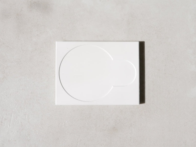 白色のライクイット珪藻土ドライトレー