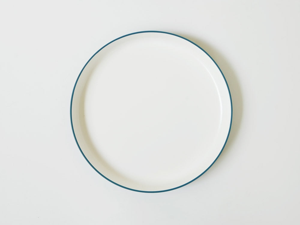 タック製の青色キッズディッシュプレート