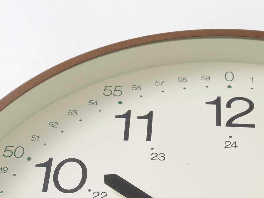 BRUNOイージータイムクロックのクォーツ式アラーム時計