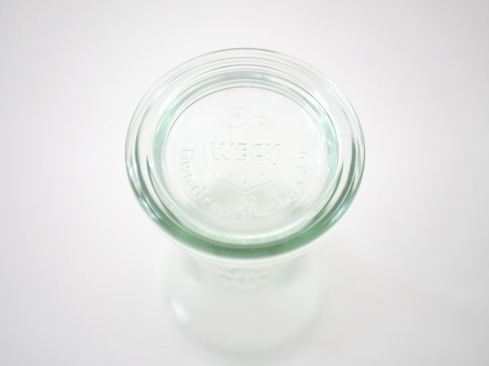 WECKのガラス瓶と蓋