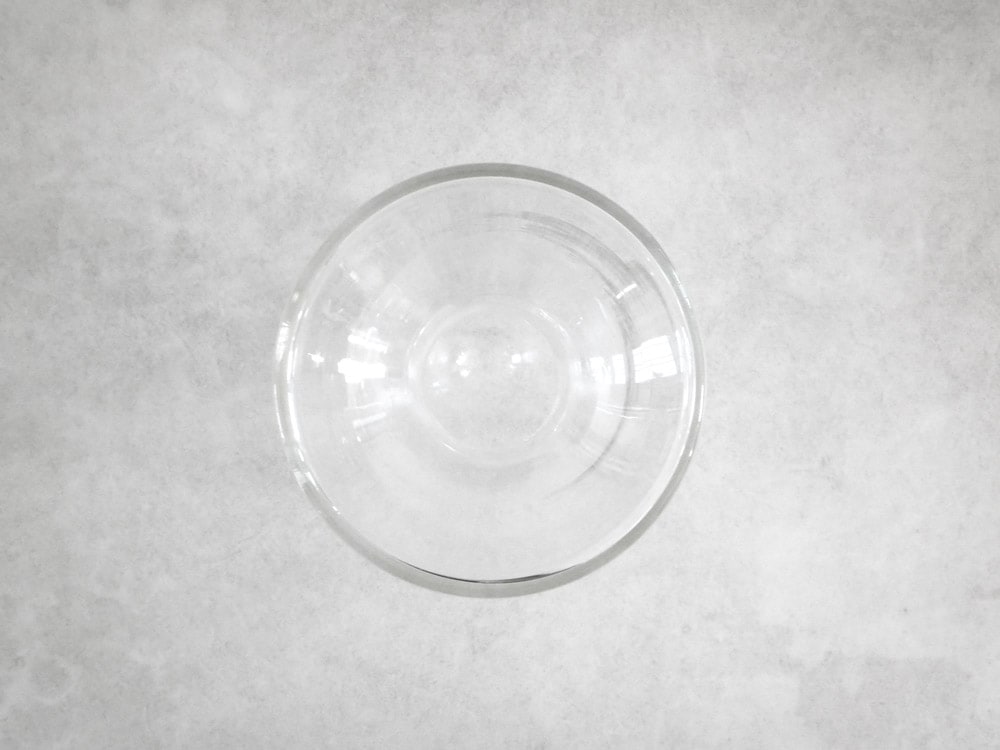 POSH LIVINGのシルバーガラス製フロートベース、直径8cm高さ15cm
