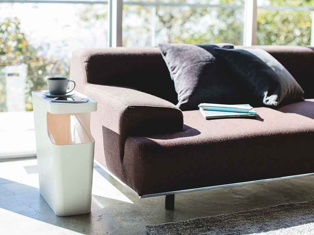 YAMAZAKI/towerのダストボックスとサイドテーブル