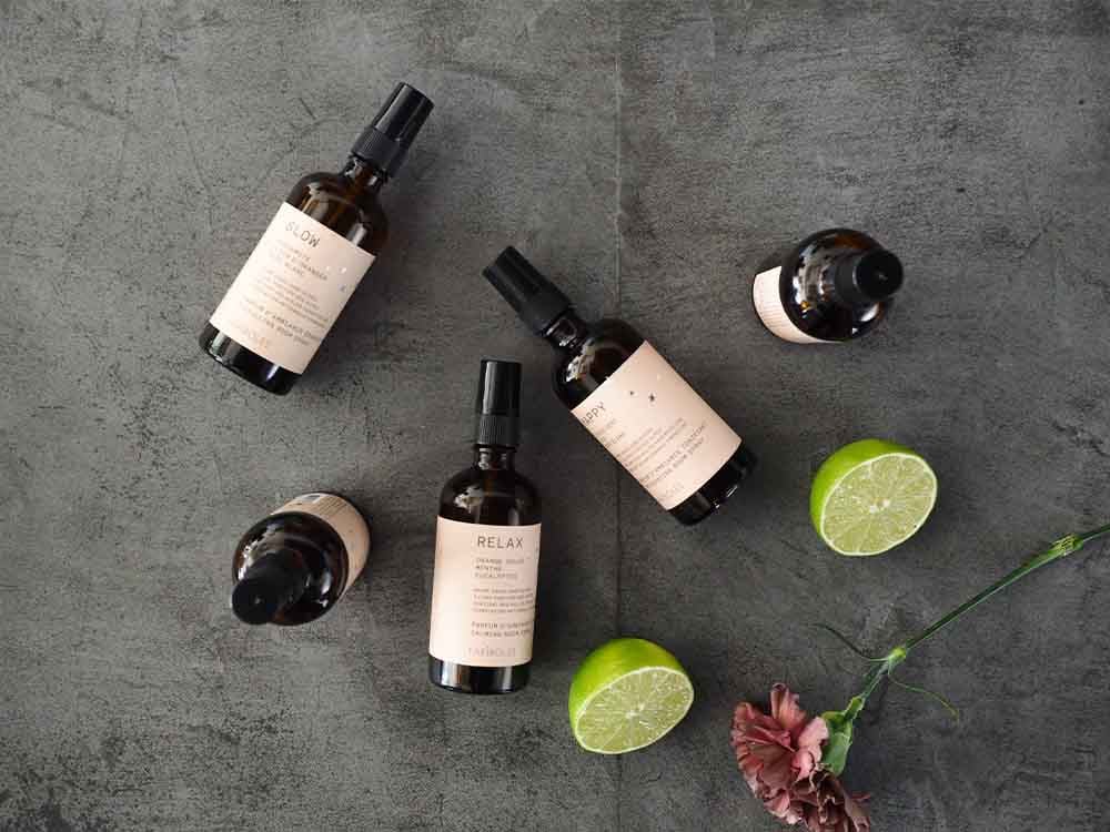 FARIBOLESバランシングルームミスト100mlガラスボトル