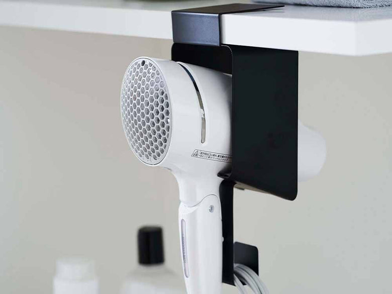 山崎タワー棚下ヘアドライヤーホルダー