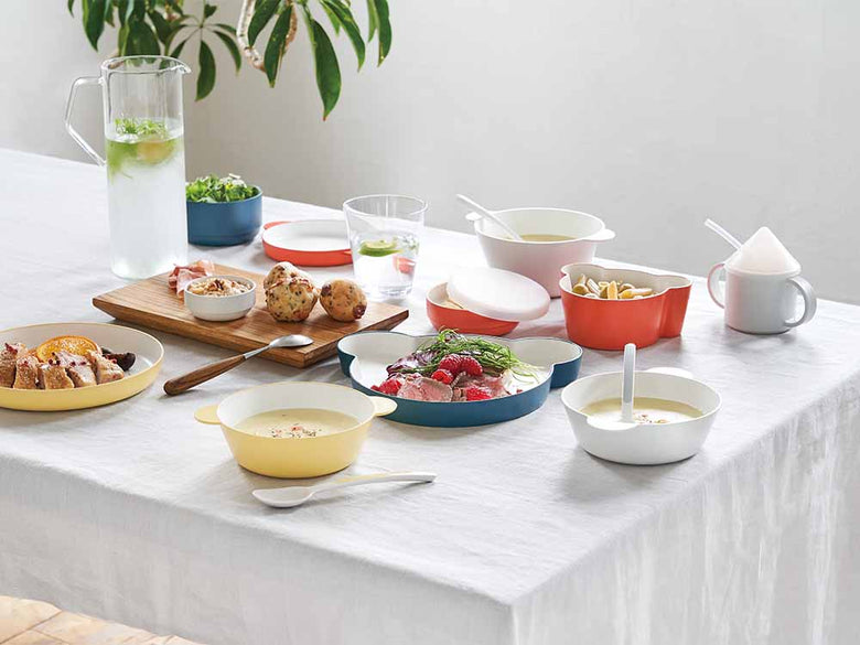 タックキッズ用イエロースープボウルセット