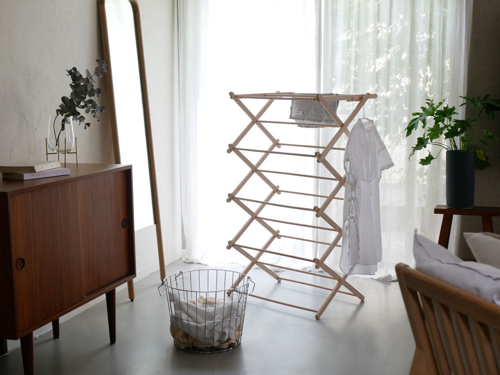 インテリア雑貨 ひなたライフ ウッド製室内物干し 木製 クロスドライヤー BIERTA/ビエルタ】クロスドライヤー｜【公式】ひなたライフ インテリア