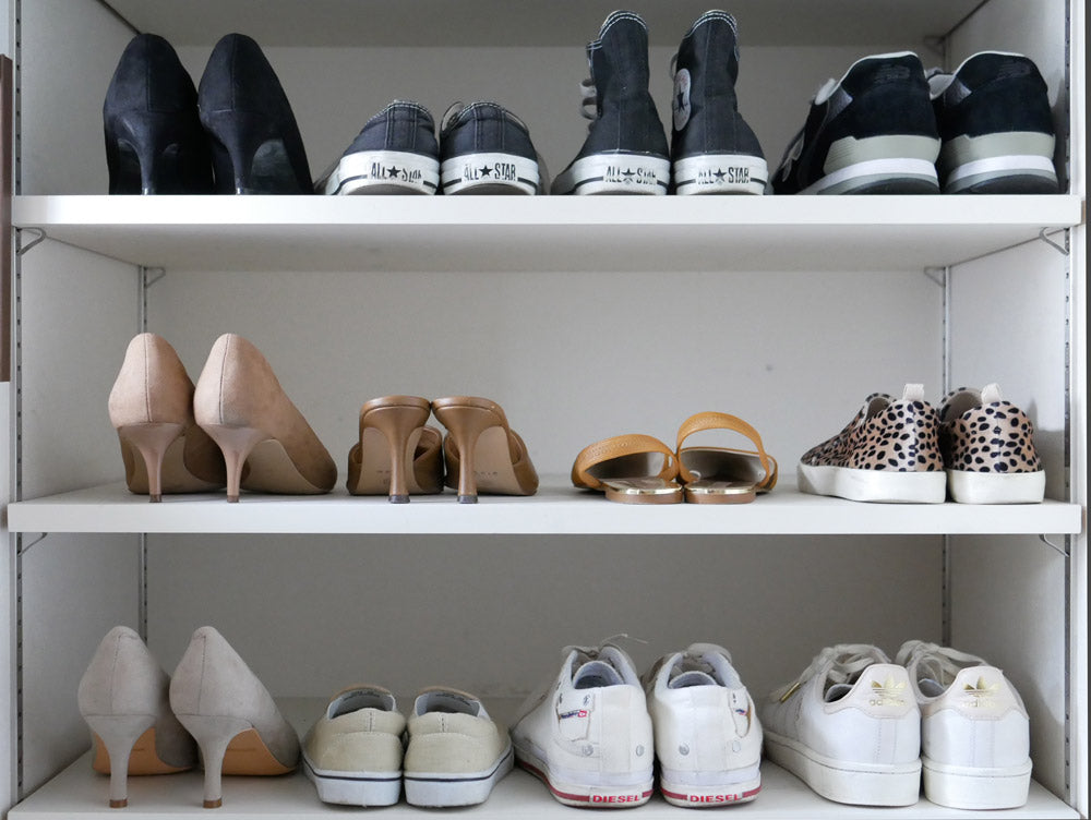 ライクイット製くつホルダー、幅広6段