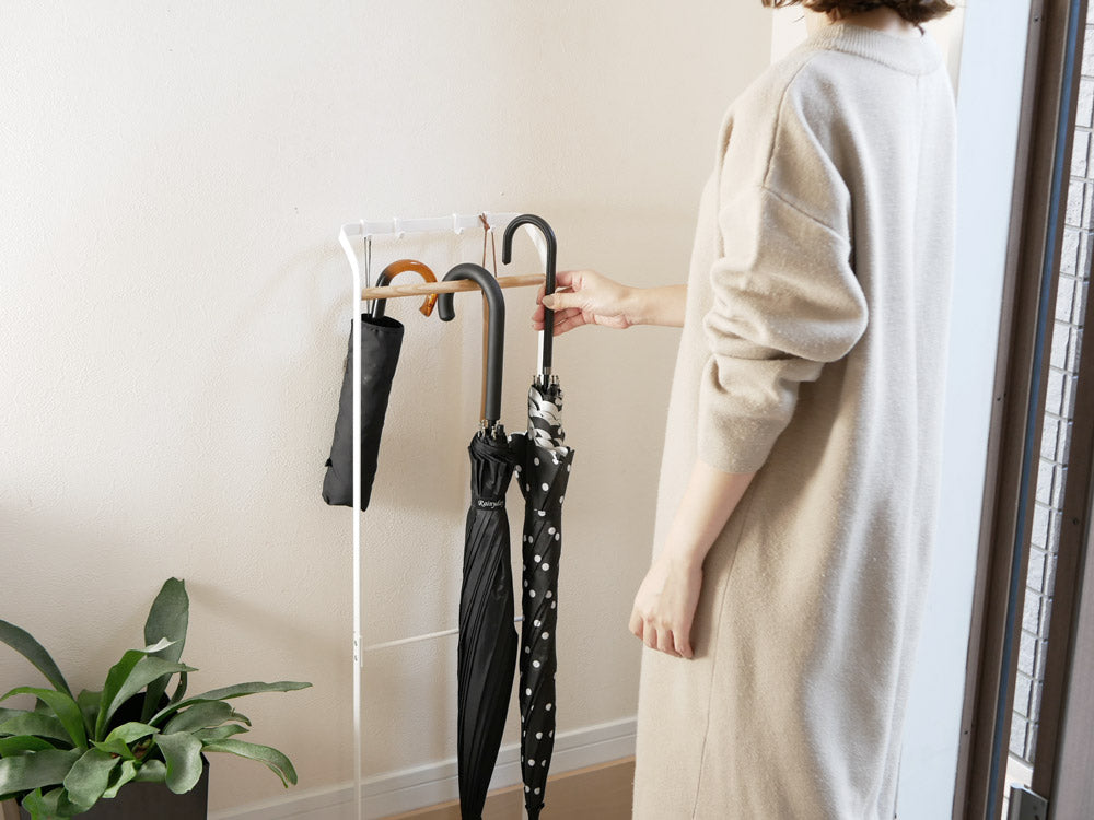 Yamazaki製タワー型引っ掛け傘スタンド