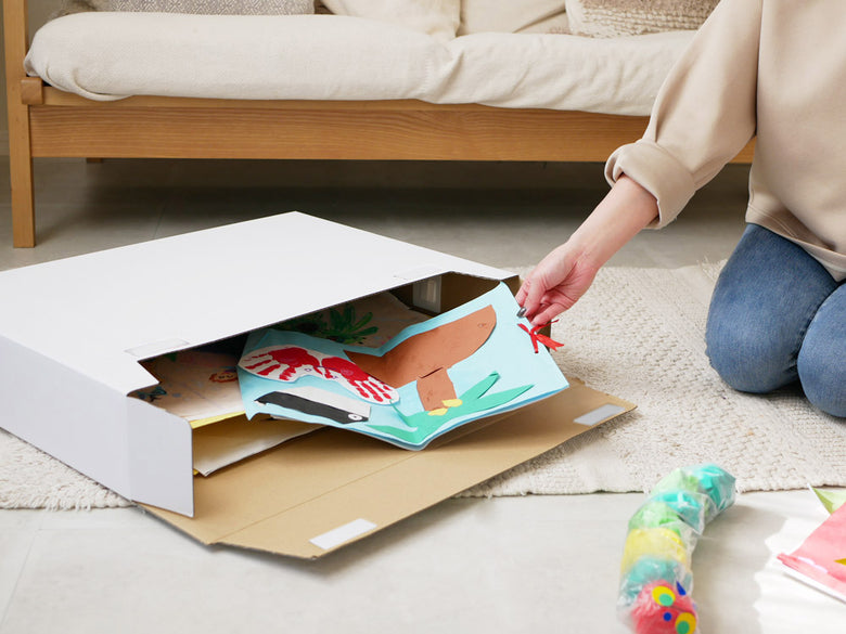 タワー製作品収納ボックスの外観写真