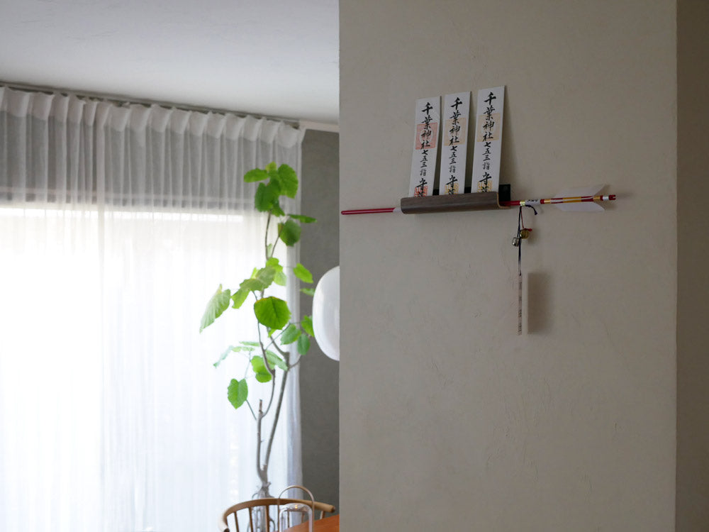 RIN/リン 神札ホルダー スチールと木材製