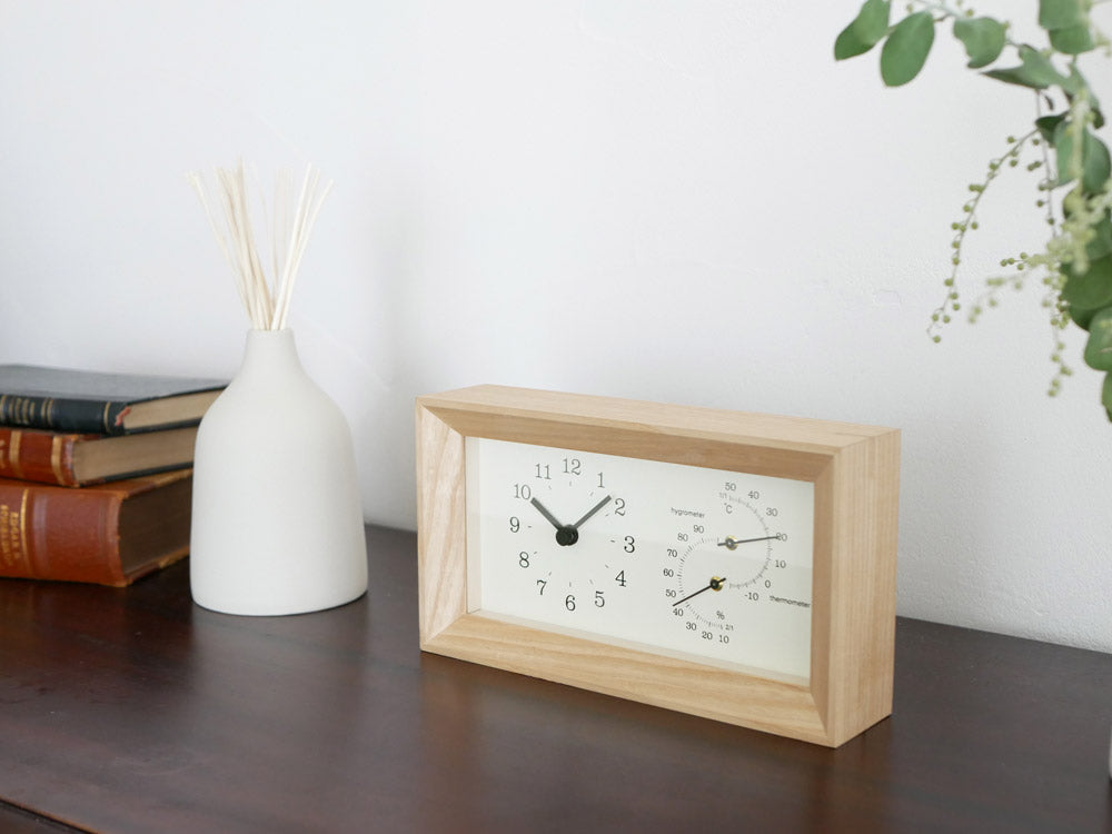 Lemnos/レムノス】FRAME 温湿度計付き【受注生産品】｜【公式】ひなた