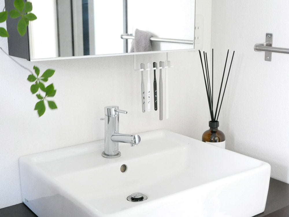 tower製タワー型スチール歯ブラシホルダー