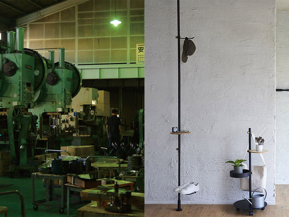 FUJITA KINZOKUのフライパンセット本体、ハンドル、蓋、鍋敷き