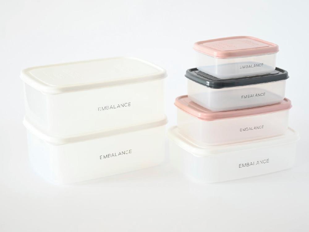 EMBALANCE/エンバランス】食材を美味しく保つ保存容器 レクタングル