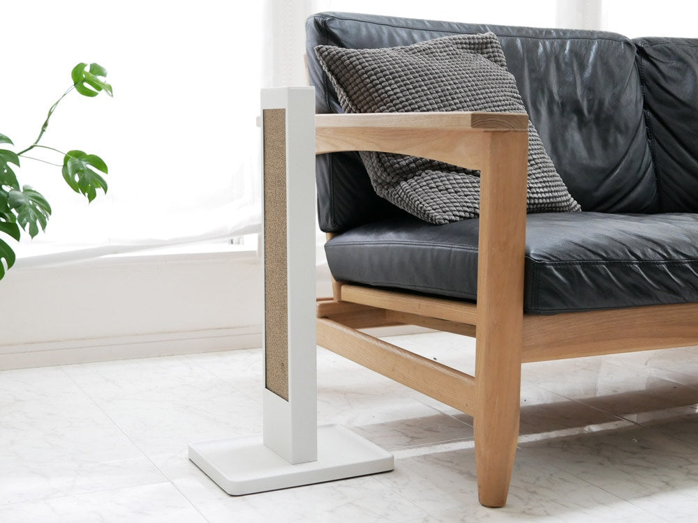 tower製木製猫用爪とぎケースとスタンド