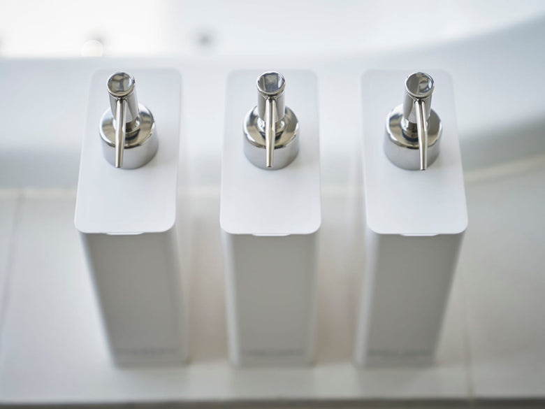 Yamazaki製シルバー二方向スクエアディスペンサー