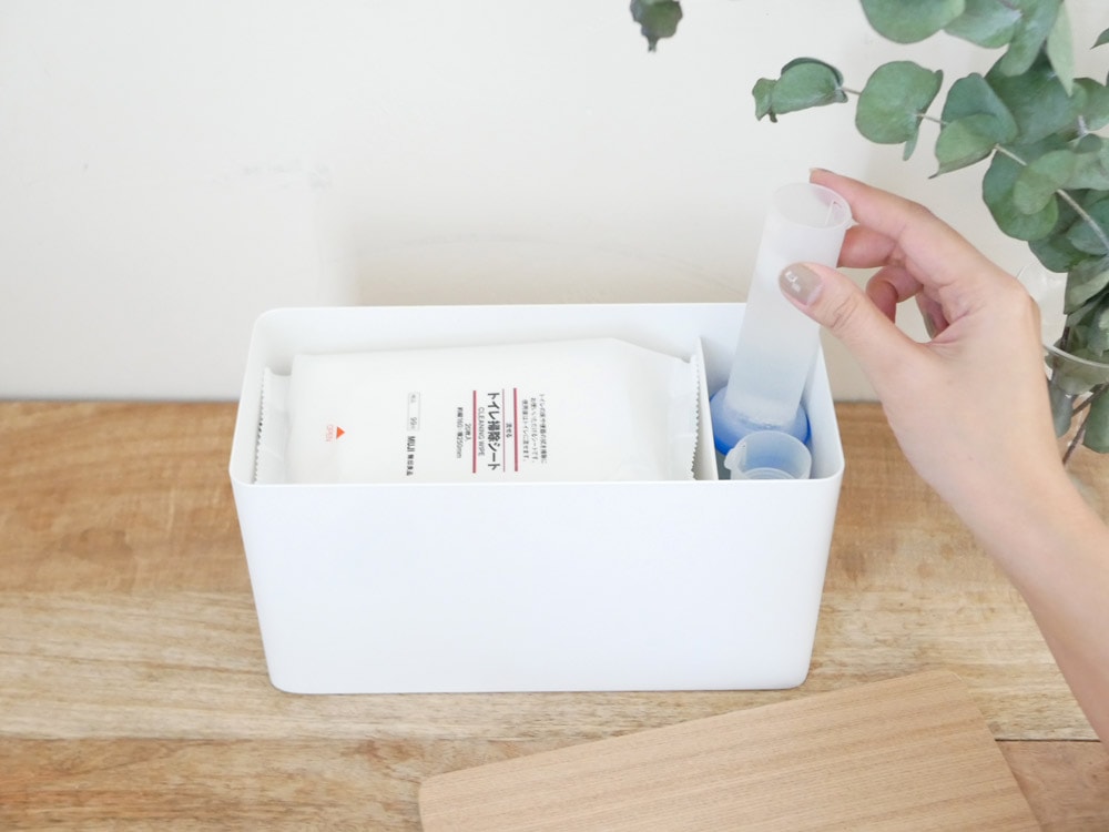 Yamazakiのサニタリー収納ケース