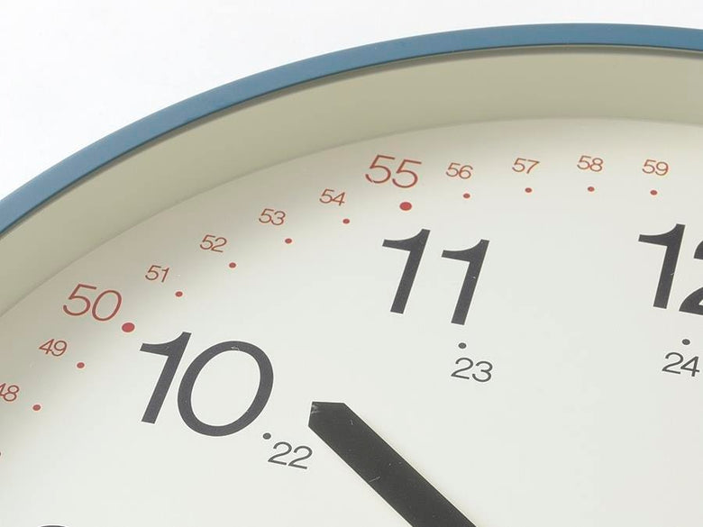 BRUNOイージータイムクロック、温度計付きクオーツアラーム時計