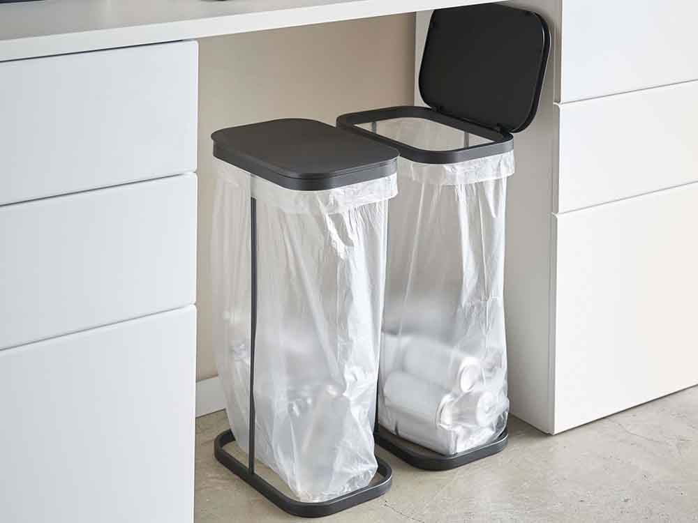 LUCEシルバー分別ゴミ袋ホルダー