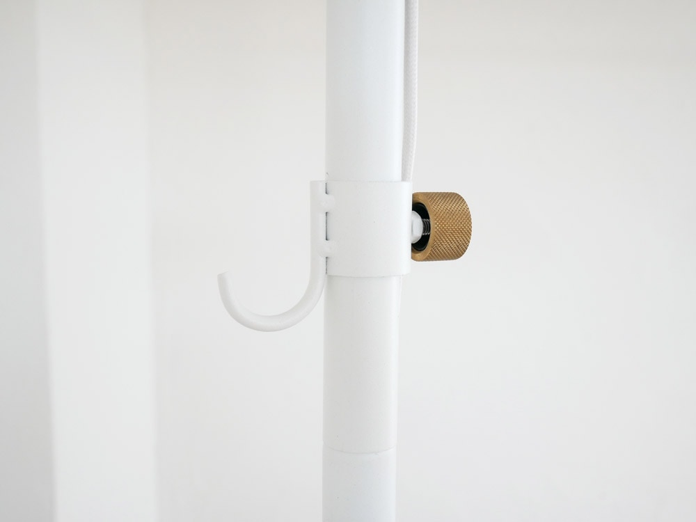 ドローアライン012 Hook A、耐荷重2kgの縦取り付け用ハンガー