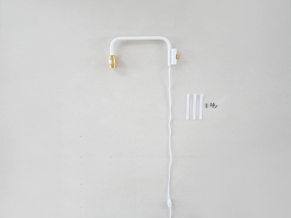 ドローアライン201ランプアームの電源コードと配線