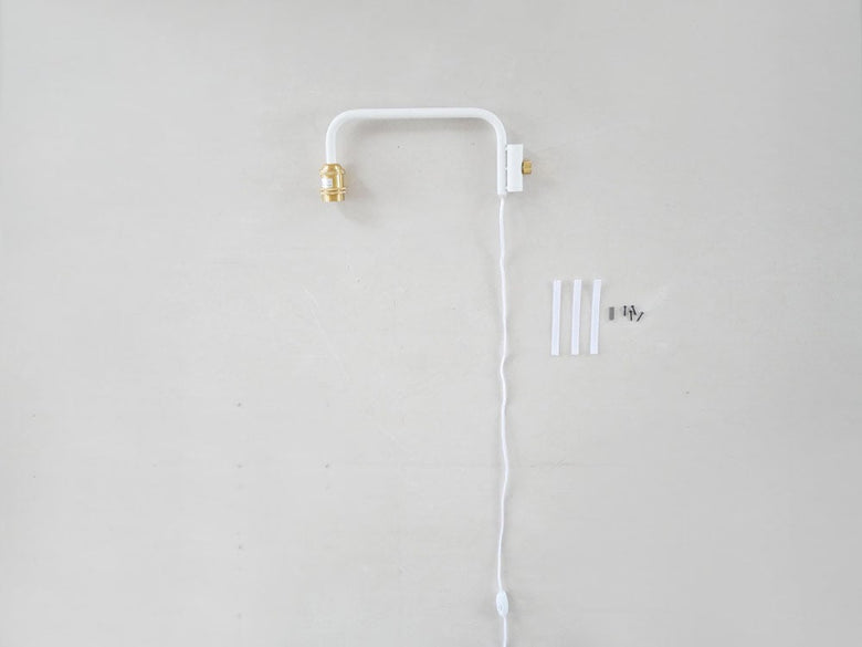 ドローアライン201ランプアームの電源コードと配線