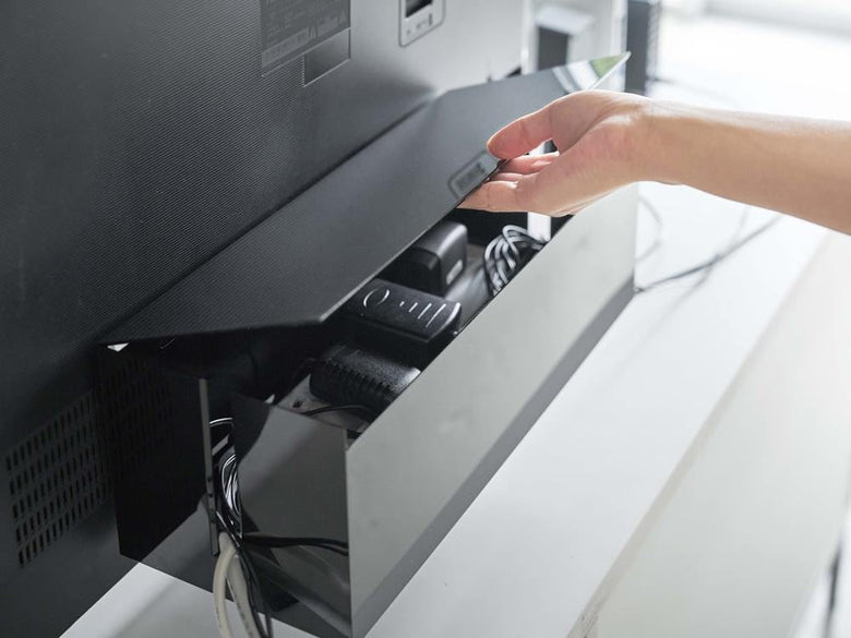 YAMAZAKI スマートテレビ裏ケーブルボックス