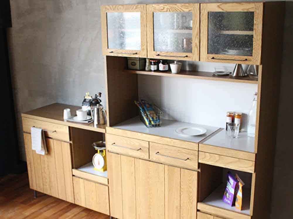 オーク無垢を使用したadepecheキッチンボード1200mm