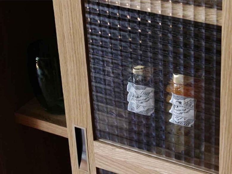 アデペシュ splem 木製スライドガラスキャビネット