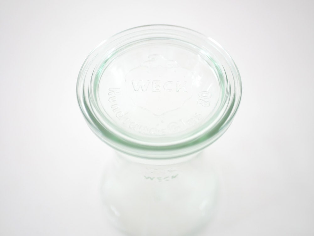 WECKデリカテッセンのガラス保存容器と蓋