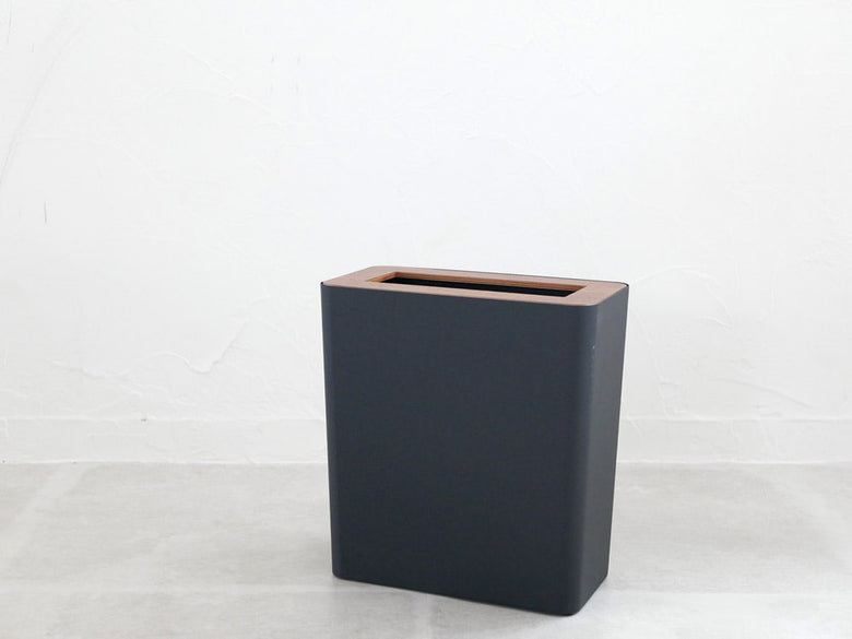 RIN/リンの茶色木製トラッシュカン