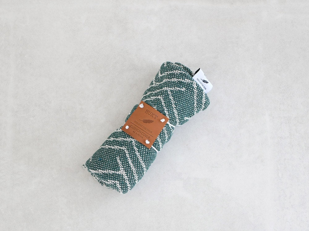 ポッシュリビング MUKT クッションカバーの柄地