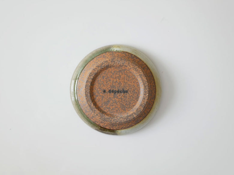 a.depecheの手作りOTOHA豆皿、白陶器