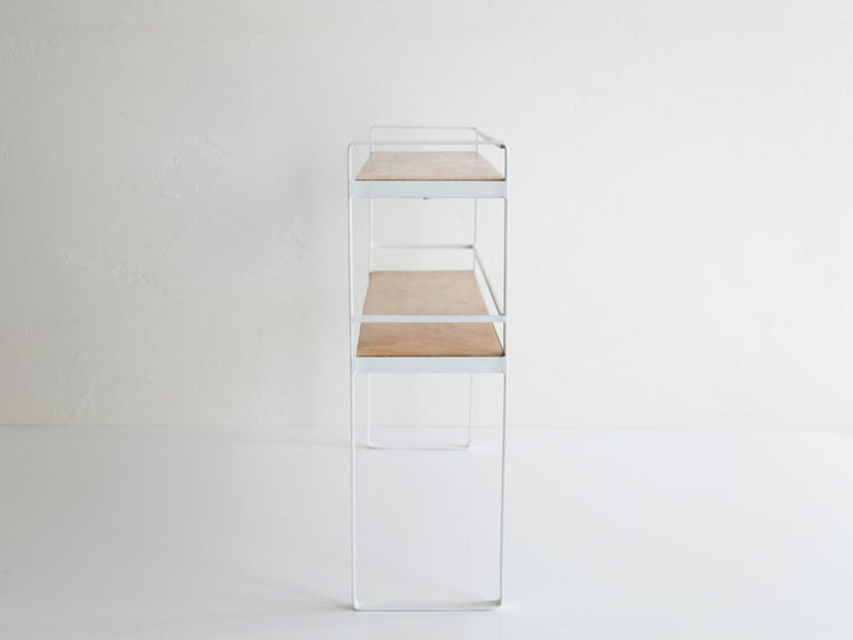 POSH LIVINGのマンゴーウッドとアイアンのマルチラック