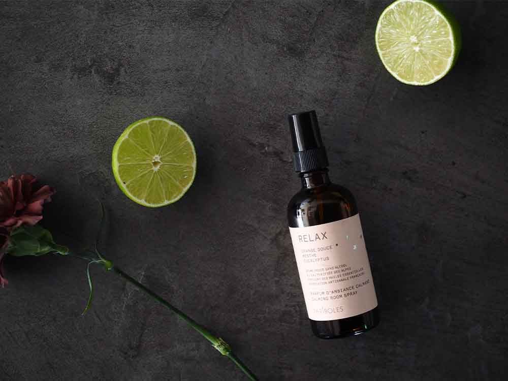 FARIBOLESのバランシングルームミスト100mlガラスボトル