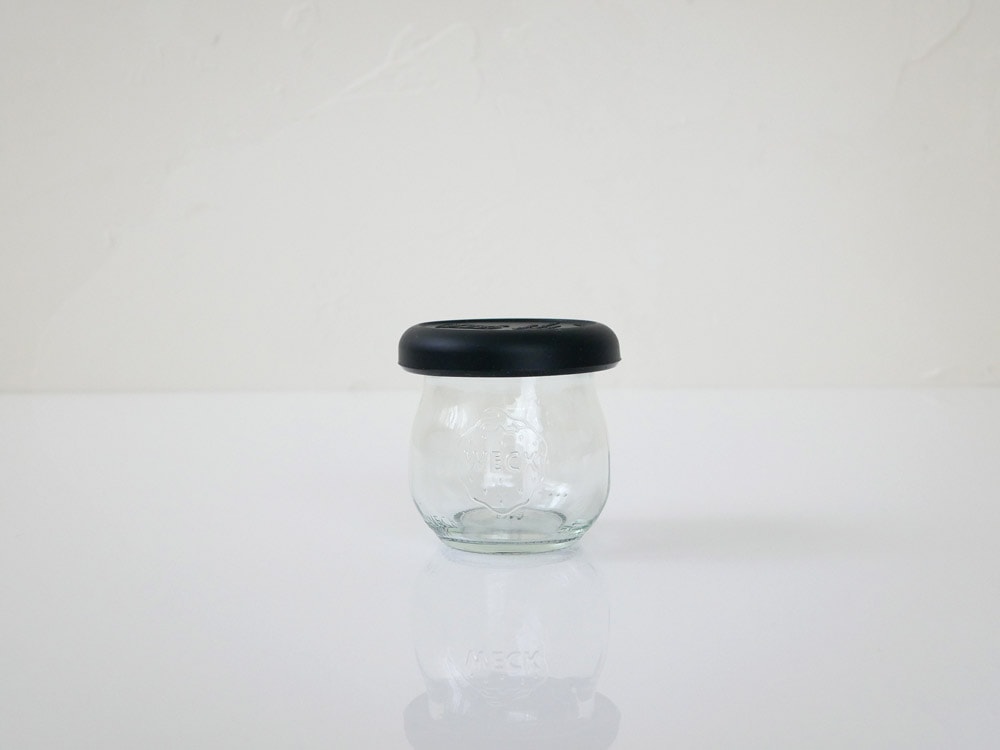 WITH WECKのシリコンキャップ付きメイソンジャー