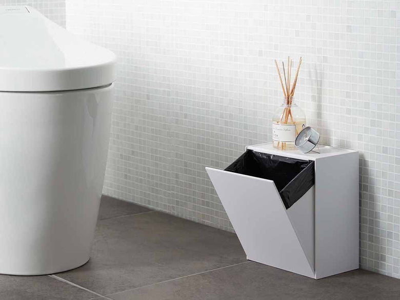 YAMAZAKIタワーウォールトイレポットと収納ケースのセット