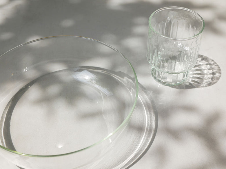 志成販売のリサイクルガラススタッキングボウル