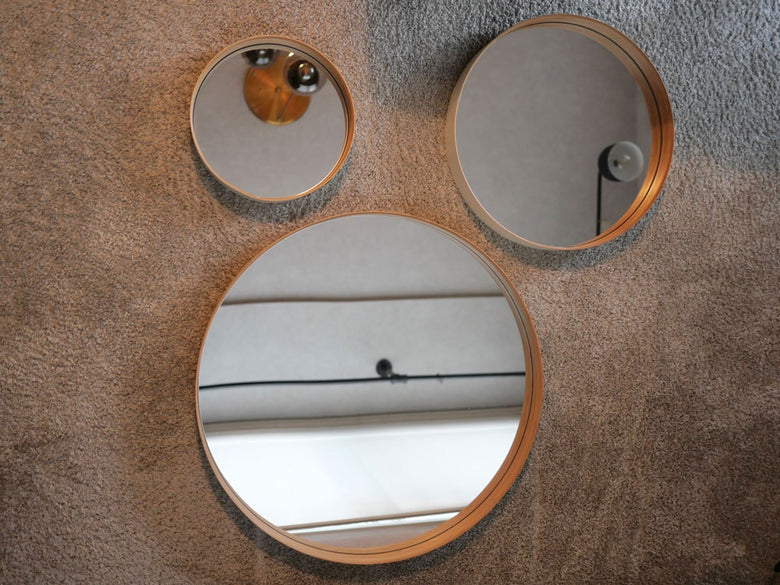 TEORI ZEROミラー、銅色フレーム