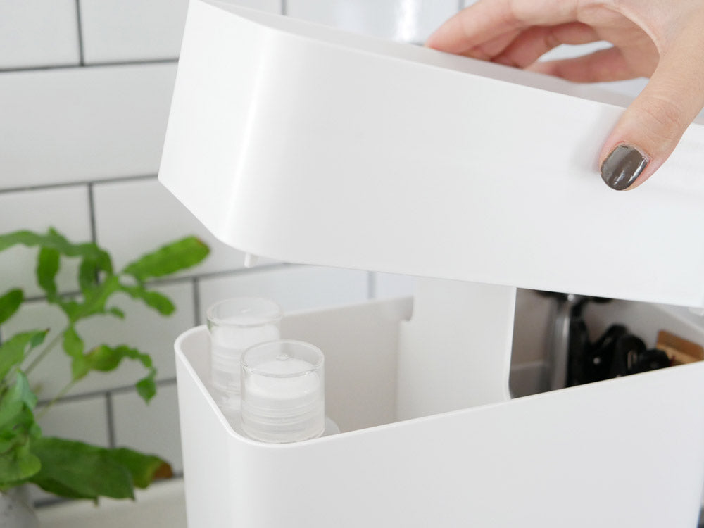 like-itの持ち運び可能なスチロール製メイクボックス