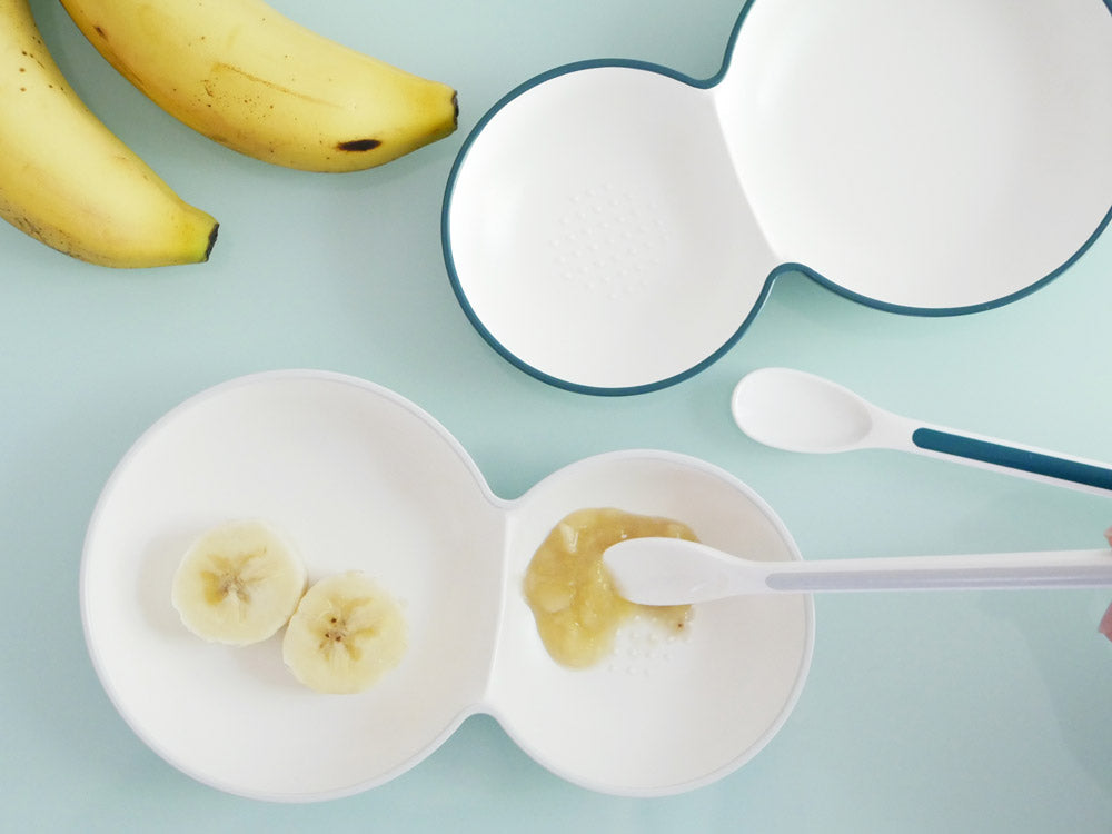 タックのキッズディッシュとスプーンセット