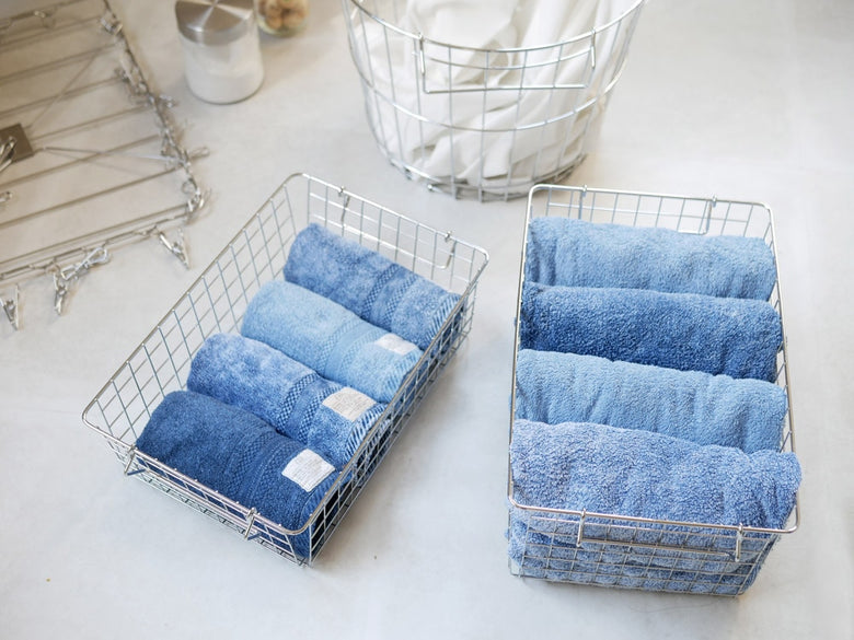 POSH LIVINGスタッキングバスケット、アイアン製