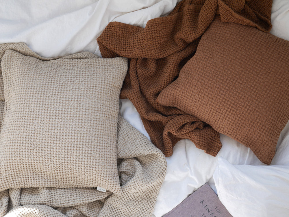 Magic Linen】ワッフルブランケット 【受注生産品】｜【公式】ひなた