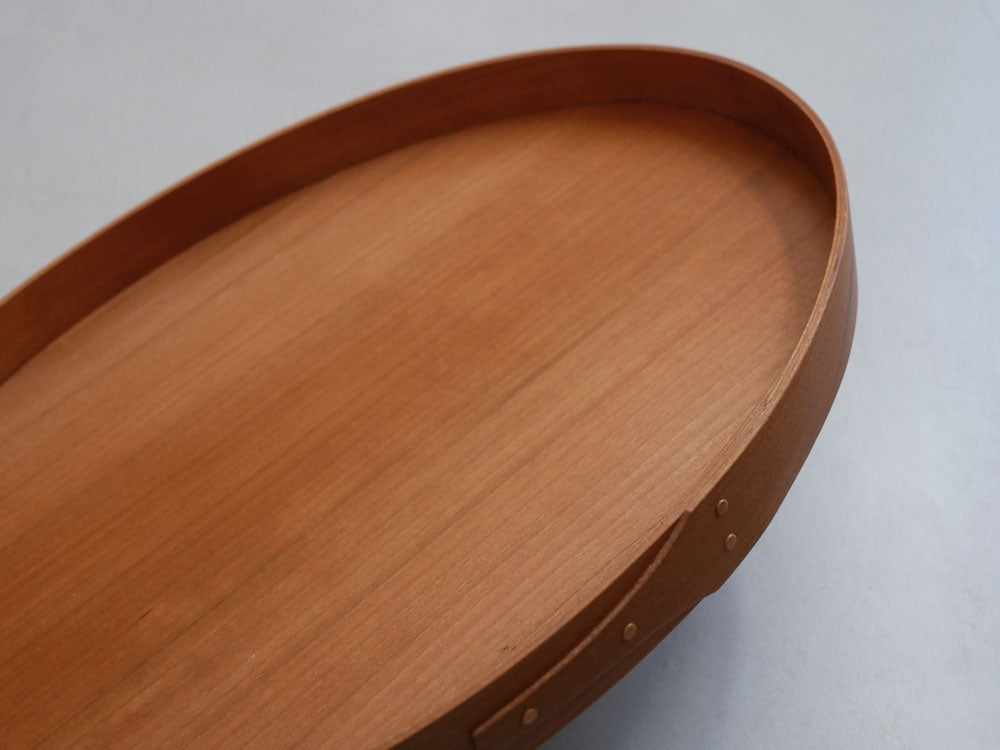 AXCIS製手作りチェリー材シェーカートレイ