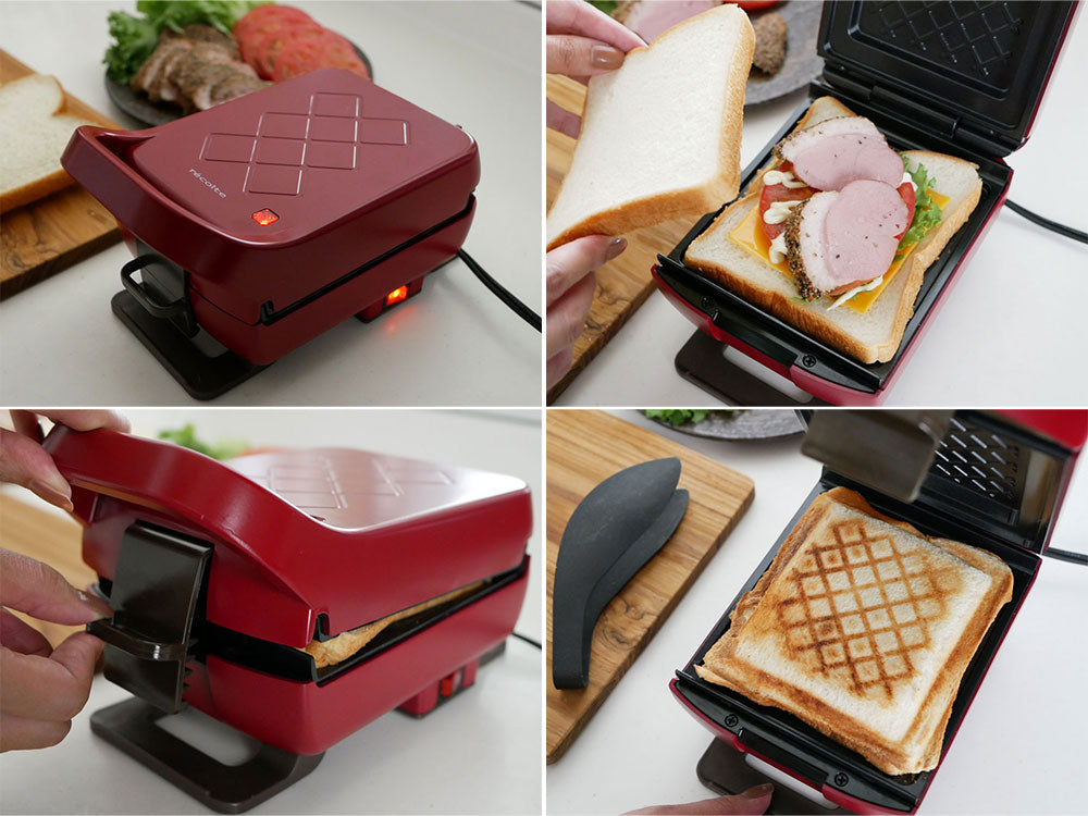 recolteレコルトのプレスサンドメーカー プラッド