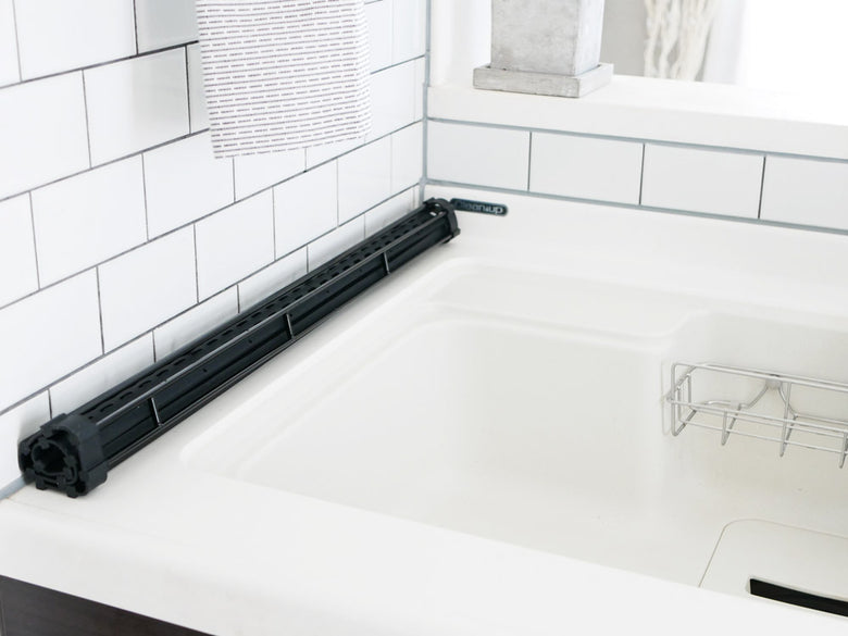 タワー折りたたみ水切りラック シリコーントレー付き