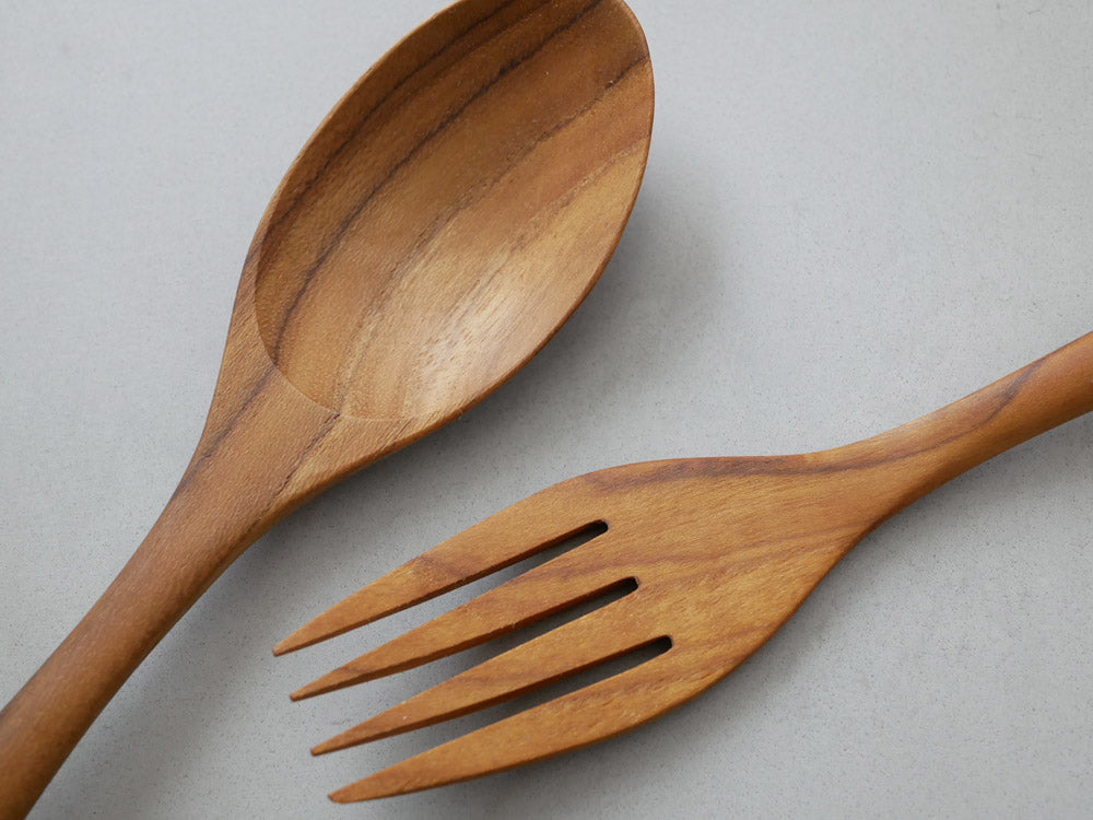 Hinata Lifeのチーク製カトラリーセット